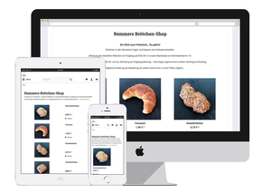 Webshop für Remmers Backstube auf Langeoog