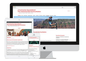 Website für Technischnen Sprachdienst für interkulturelle Kommunikation